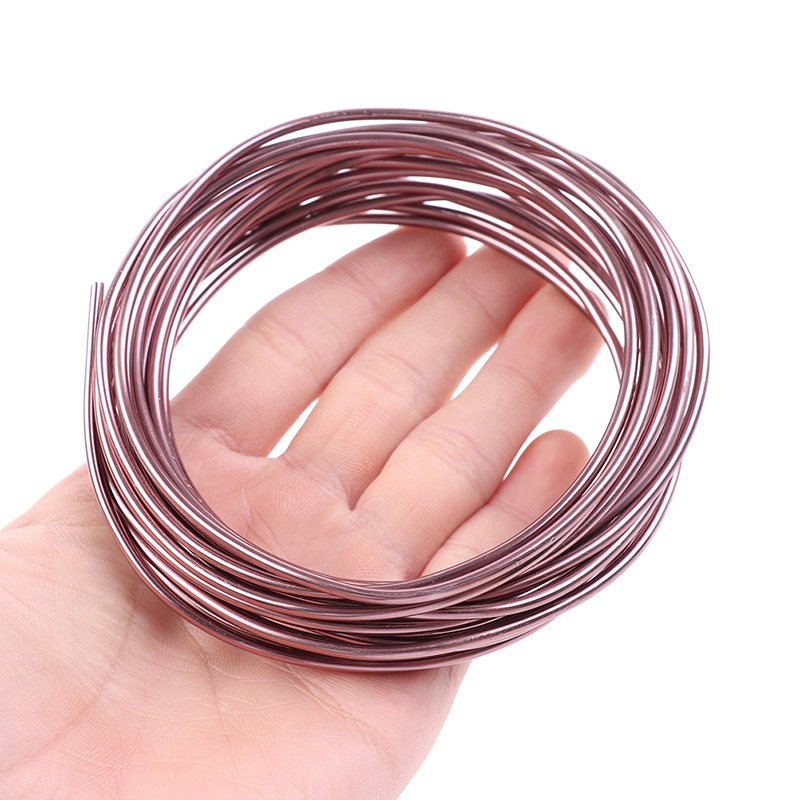 Bonsai Wire Aluminum - 盆栽陽極酸化アルミニウムワイヤー、トレーニングワイヤー、茶色、合計16.5フィート
