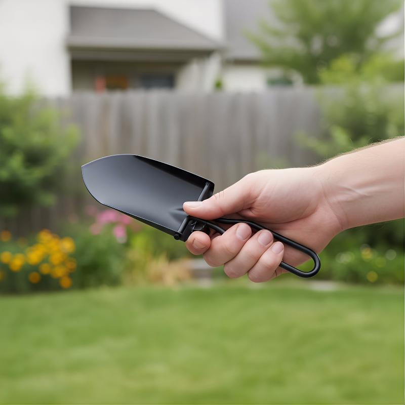 Soil Scoop Tool - ミニステンレス鋼ガーデンシャベル耐久性のある幅広シャベル手動耕うんかくし器花壇用植物ツール土壌ほぐし庭の手入れ用