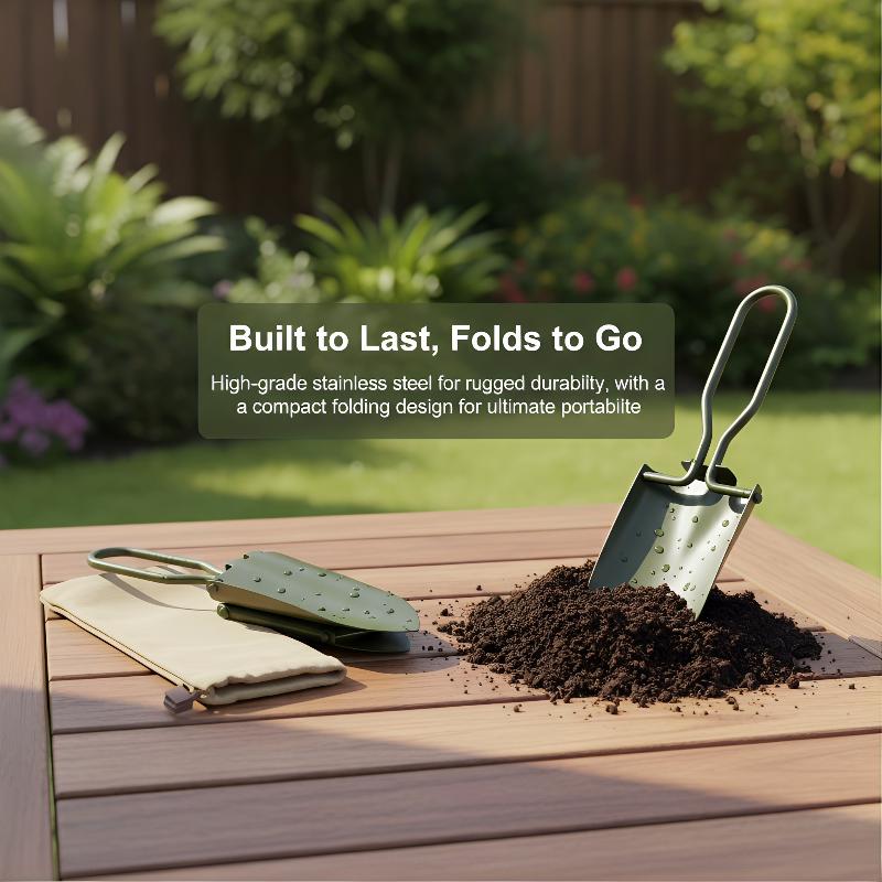 ミニステンレス鋼ガーデンシャベル耐久性のある幅広シャベル手動 - Soil Scoop Tool のレビューと価格