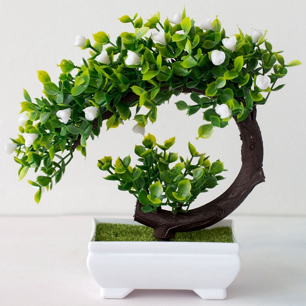 家庭用人工鉢植え植物、木の装飾、ディスプレイ、造花、庭、リビ - Bonsai Garden China のレビューと価格