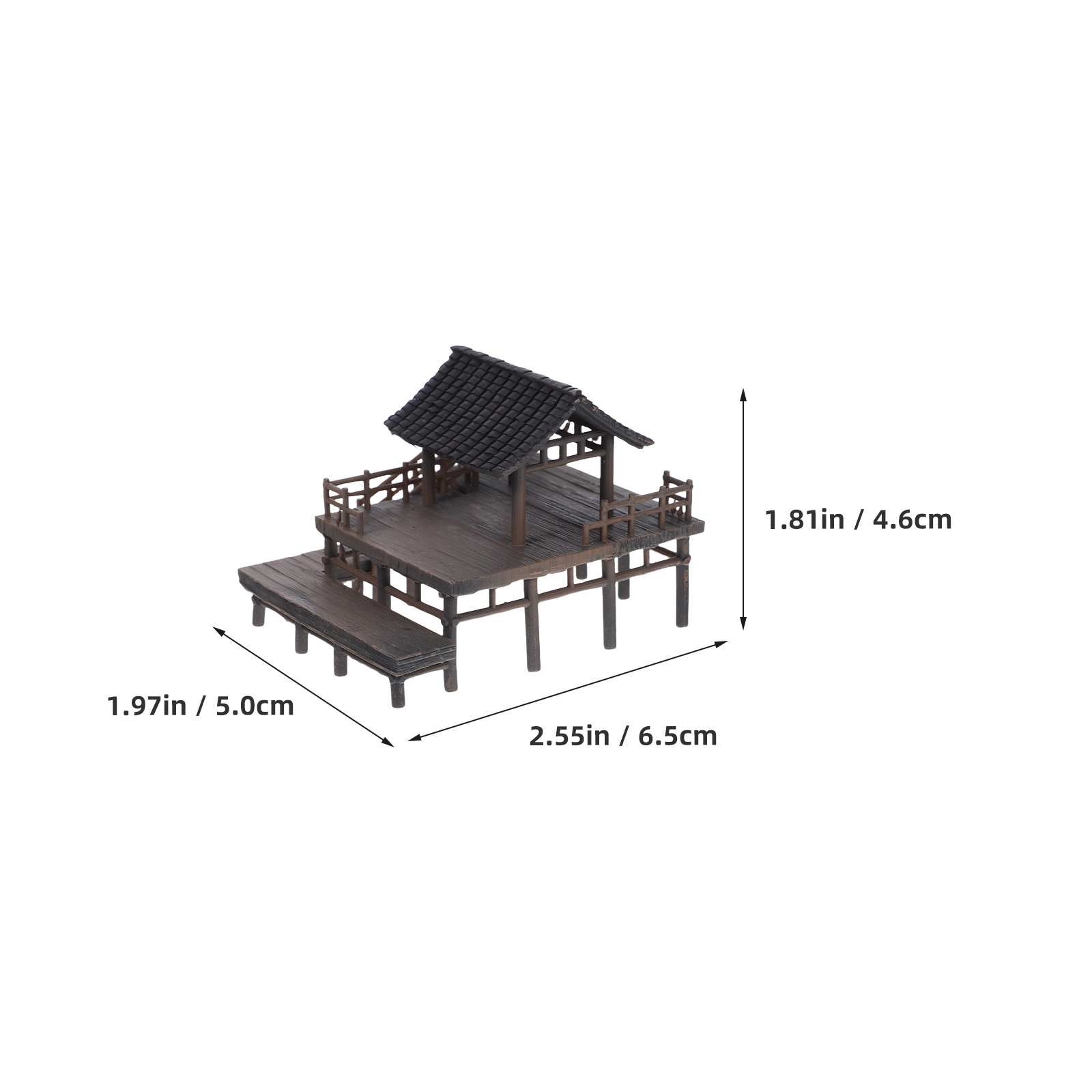 精巧なミニパビリオンの彫刻、水槽用盆栽、庭園風景、禅庭の装飾 - Bonsai Garden Set Up のレビューと価格