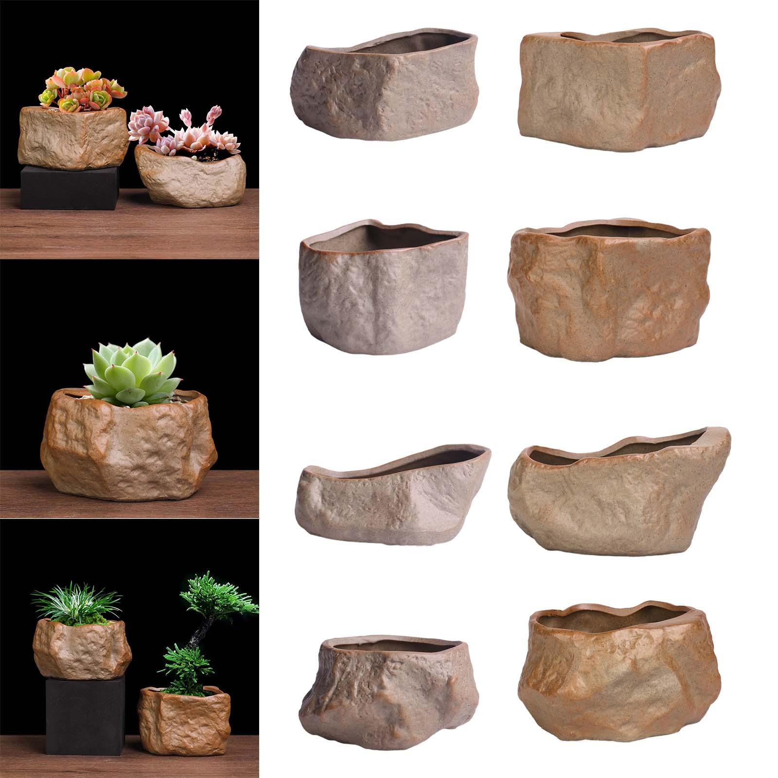 セラミック製多肉植物鉢 軽量プランター 排水穴付き 盆栽育成 - Training Pot Ceramic のレビューと価格