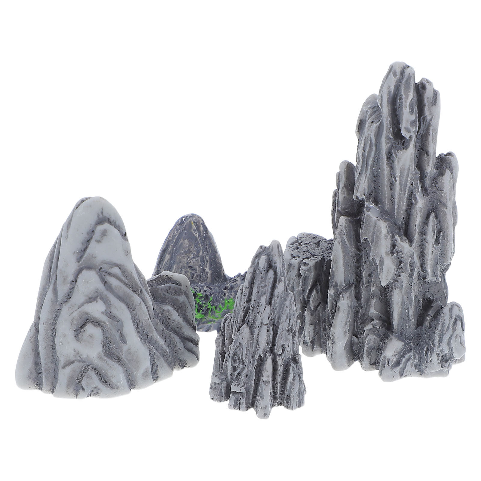 4個入り、精巧なミニチュア樹脂製岩の置物。マイクロランドスケ - Bonsai Garden Set Up のレビューと価格