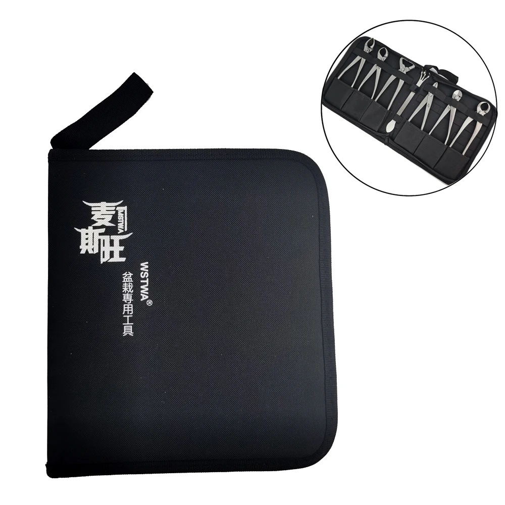6スロット盆栽ツールセットケース多機能キャンバス時計修理ポー - Bonsai Tool Set のレビューと価格