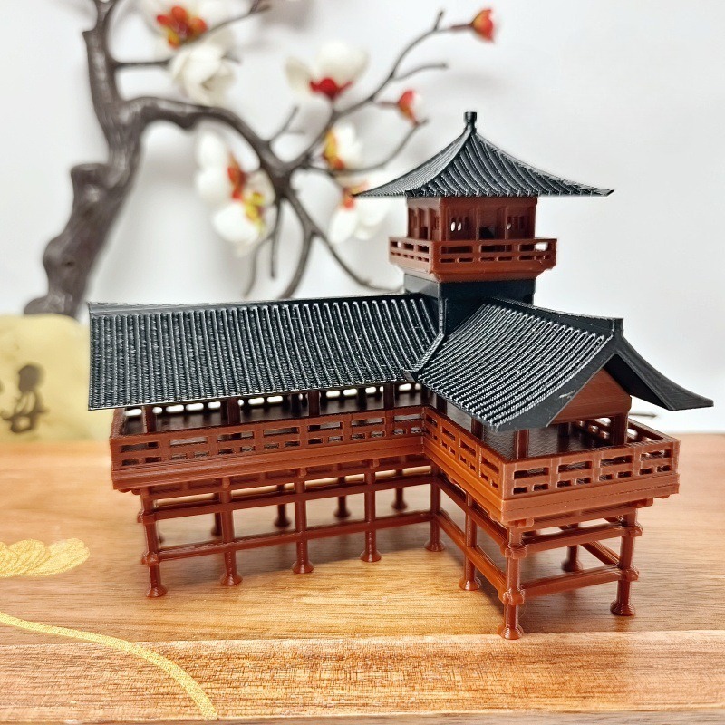 3Dプリント禅庭水族館盆栽中国麗城像古代建築模型日本館装飾 - Bonsai Garden China のレビューと価格