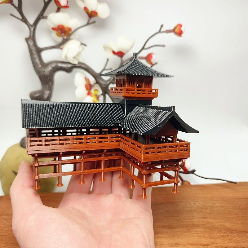 3Dプリント禅庭水族館盆栽中国麗城像古代建築模型日本館装飾 - Bonsai Garden China のレビューと価格