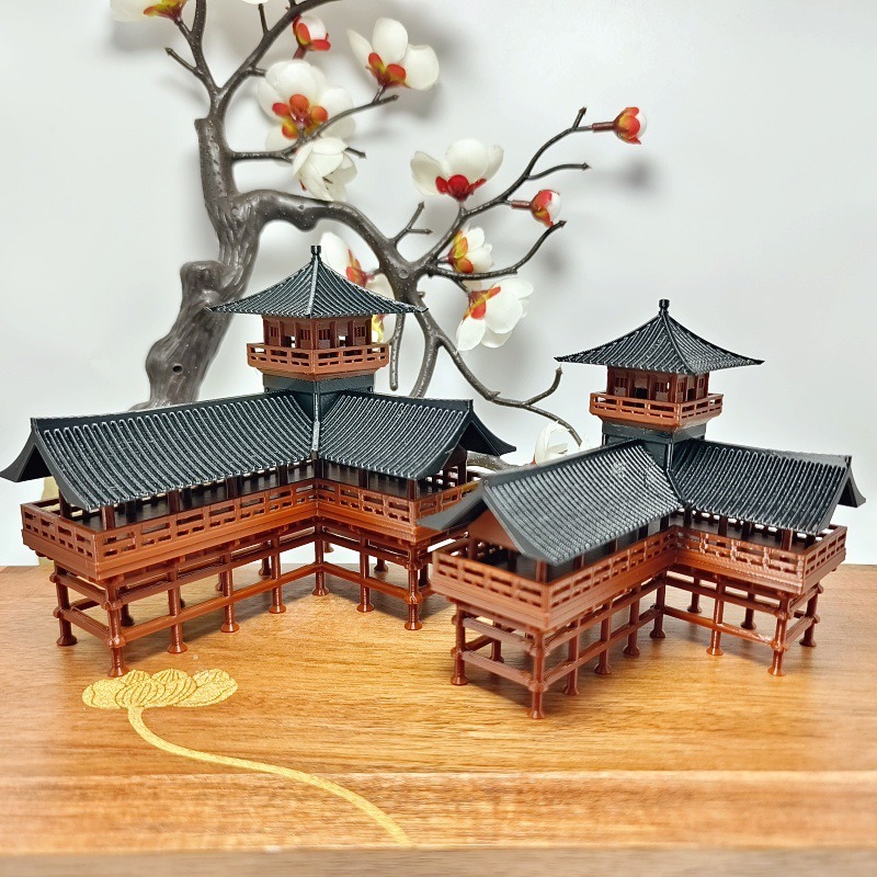 3Dプリント禅庭水族館盆栽中国麗城像古代建築模型日本館装飾 - Bonsai Garden China のレビューと価格