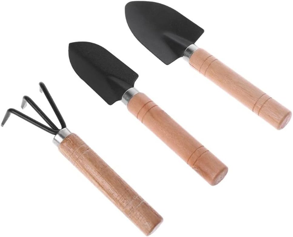 3パック ガーデンシャベル レーキ ショベル 盆栽ツールセッ - Bonsai Tool Set のレビューと価格