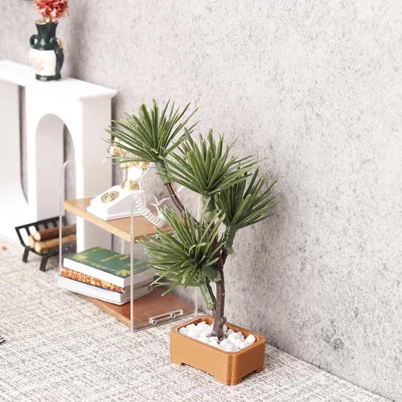 1 個 1/12 ドールハウスシミュレーション松の木緑植物盆 - Us Bonsai Garden のレビューと価格