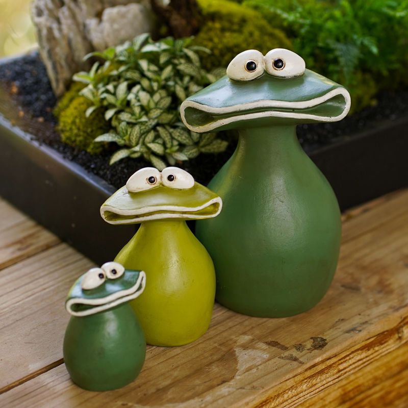 漫画風大きな口のカエル ガーデン多肉植物盆栽 マイクロランド - Bonsai Garden China のレビューと価格