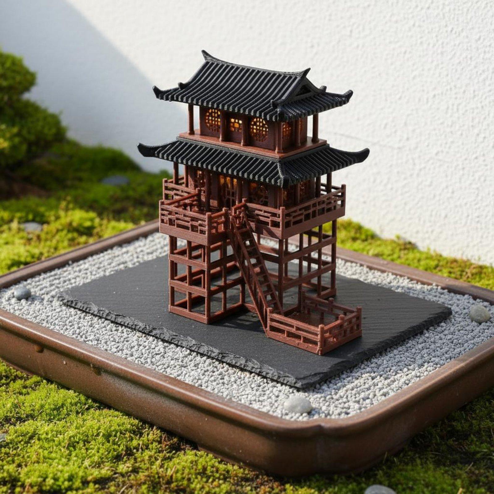 盆栽ハウス卓上プラスチック製パゴダミニマイクロ風景ホームアク - Us Bonsai Garden のレビューと価格