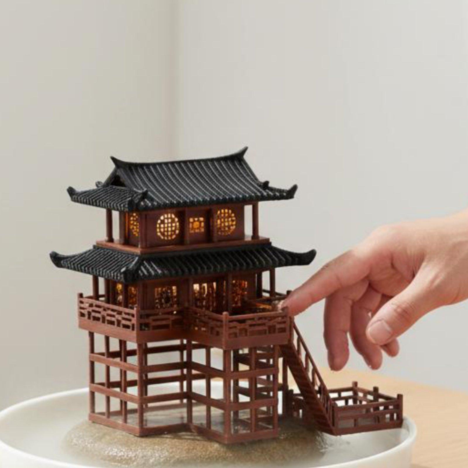 盆栽ハウス卓上プラスチック製パゴダミニマイクロ風景ホームアク - Us Bonsai Garden のレビューと価格